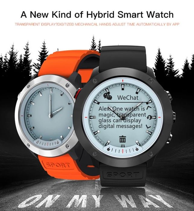 Hybrydowy inteligentny zegarek M5 IP68