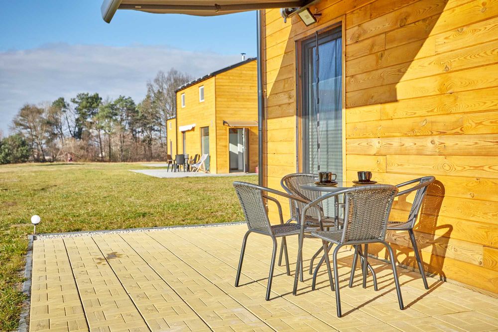 Premium Domek na Roztoczu z  prywantun jacuzzi, sauną i rowerami