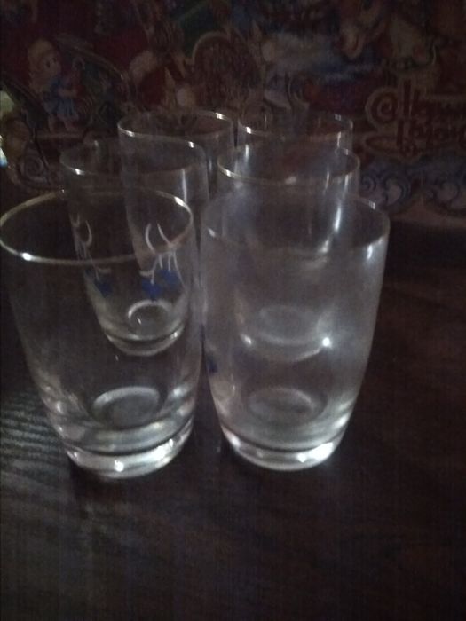 Стаканчики стеклянные времён СССР