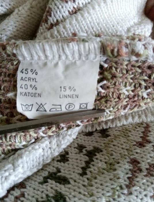 Светр 58 р. 40% бавовни 15% льону