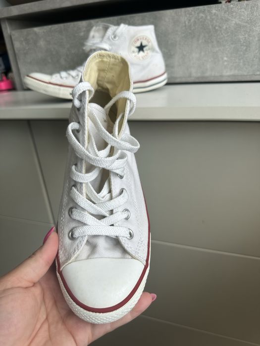 Damskie białe Converse 38
