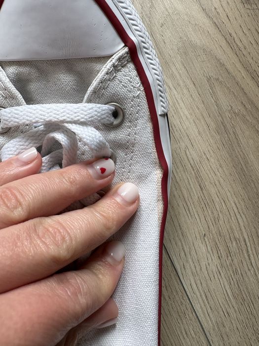 Białe converse 36,5