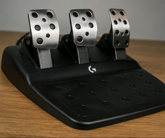 Logitech g923 (XBOX) wraz z manualną skrzynią biegów