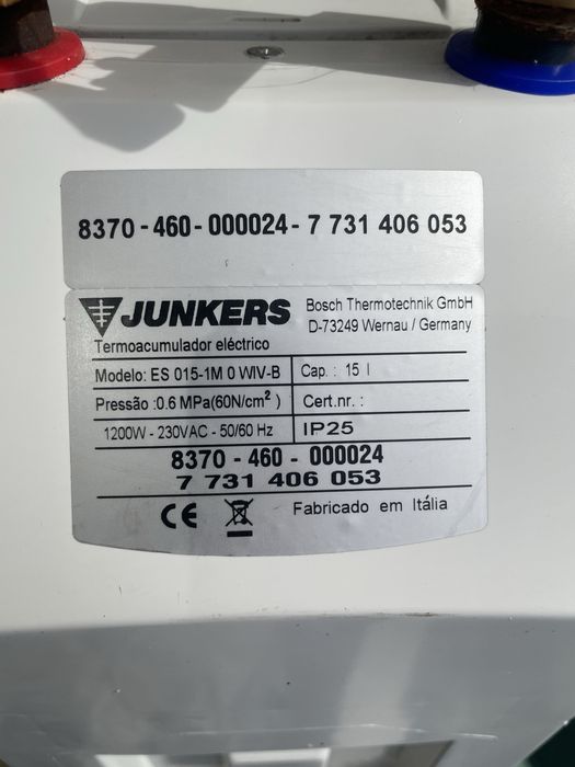 Termoacumulador Junkers (Bosch)
