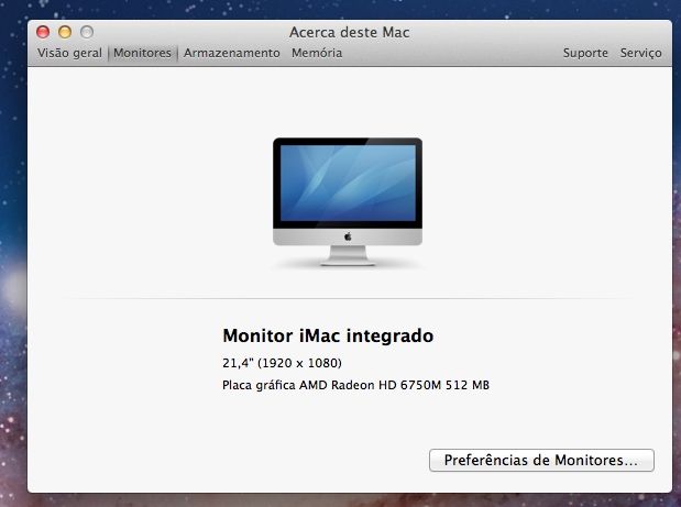 iMac 21,5” Apple – Intel Core i5 – 8GB RAM – 500GB