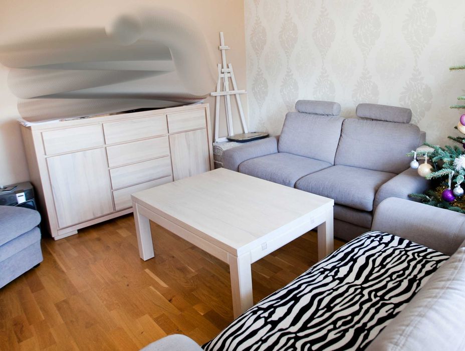 Stół drewniany rozkładany bukowy 120 x 80 i dostawki Edar Meble