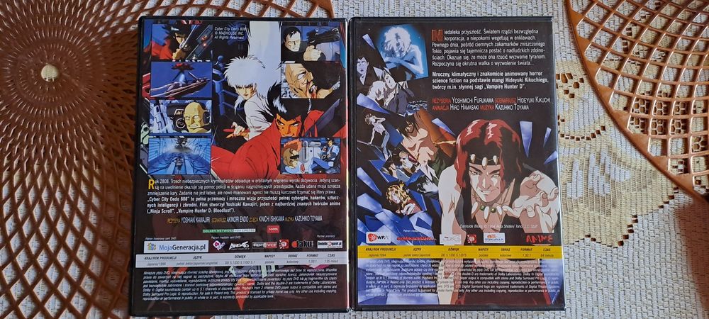 Anime 2 filmy na dvd