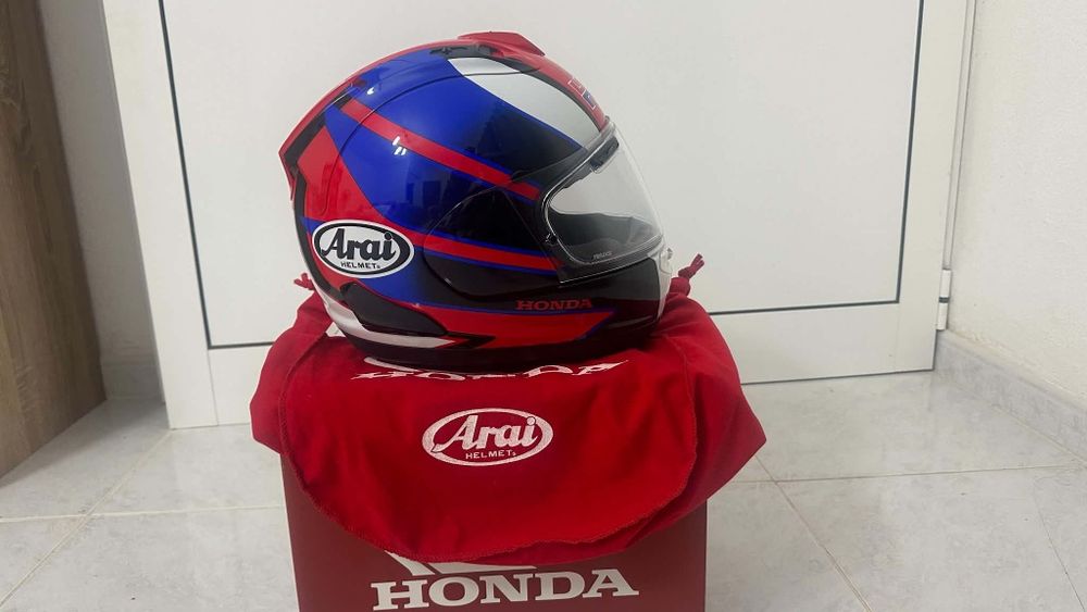 Capacete Arai RX-7V Honda HRC GP RED