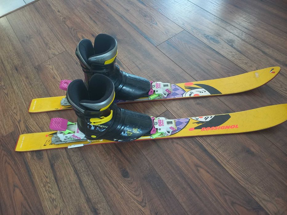 Narty rossignol 90cm plus buty salomon 18.0