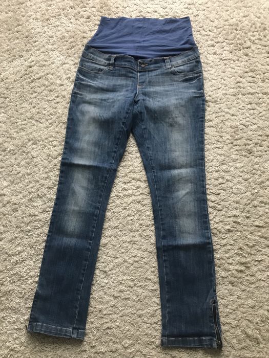 Happy mum, jeansy ciażowe, rozmiar M, stan idealny