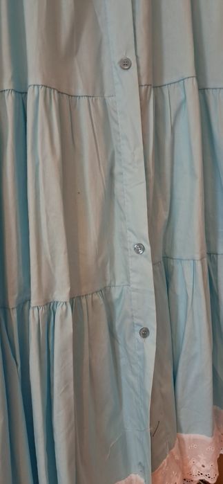 Vestido novo azul xl-2xl