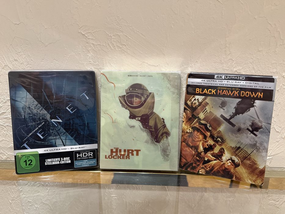 Колекція з 6 стілбуків steelbook 4K Ultra HD