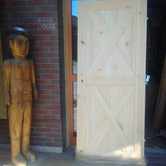 drzwi sosnowe lite Producent Loft Mocne Solidne OD RĘKI