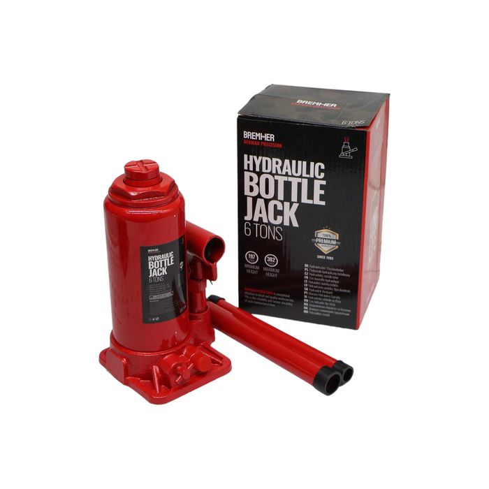 PODNOŚNIK HYDRAULICZNY 1-Tłokowy Słupkowy Butelkowy 6 Ton [4461]