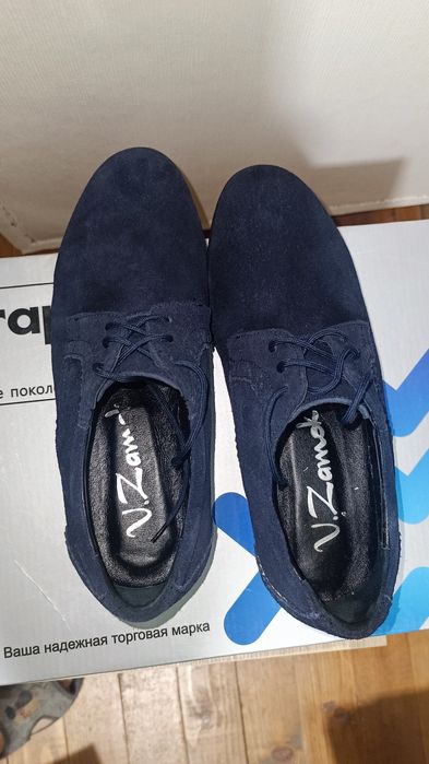 Чоловічі замшеві туфлі  25см устілка!