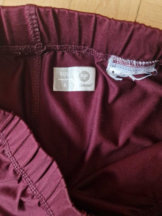Legginsy bordowe hummel rozmiar S