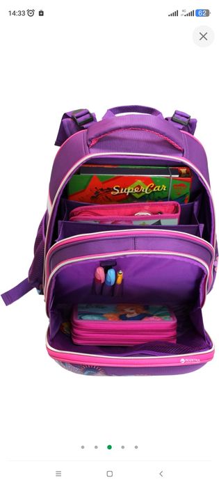 Ранець Class Flower Mood 39 x 28 x 21 см 18 л Фіолетов