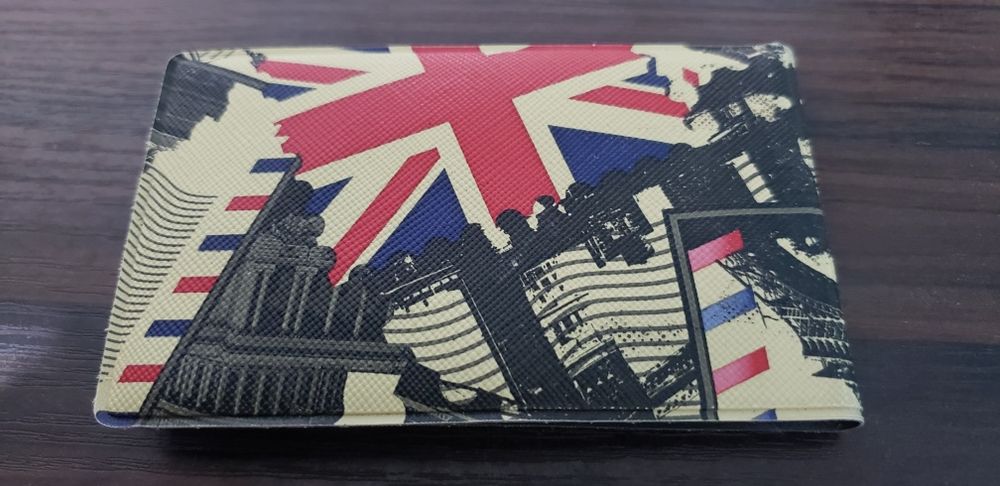 Портмоне для кредиток в кольорах Великобританії
