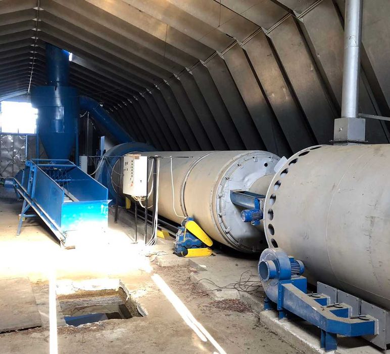 Сушка тирси польська Рофама, max до 2500 кг/год