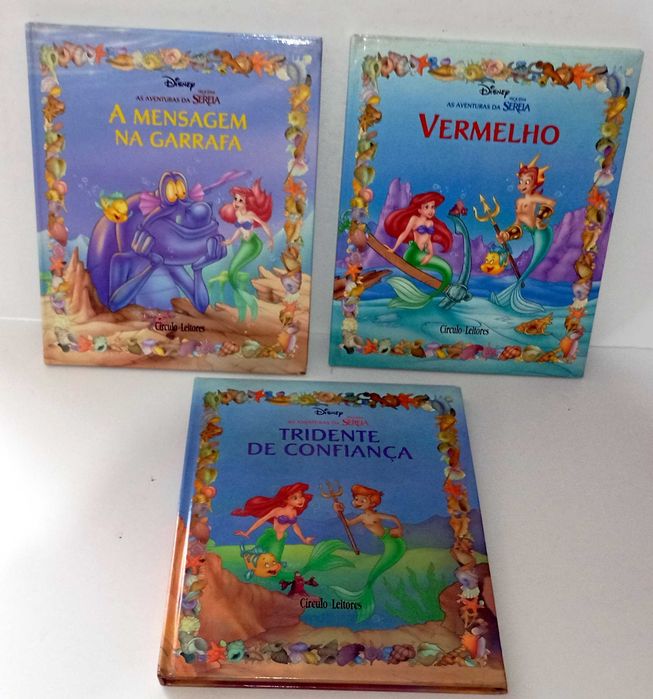 Livros da Coleção - As aventuras da Pequena Sereia - Disney