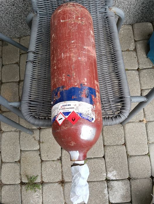 Mały acetylen pełny z legalizacją