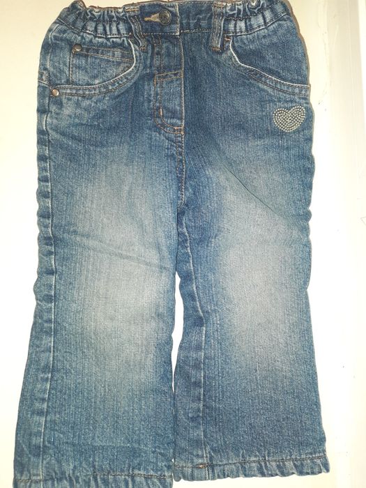 Джинси сині на флісі