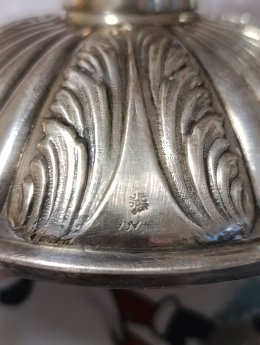 Підсвічник посріблений