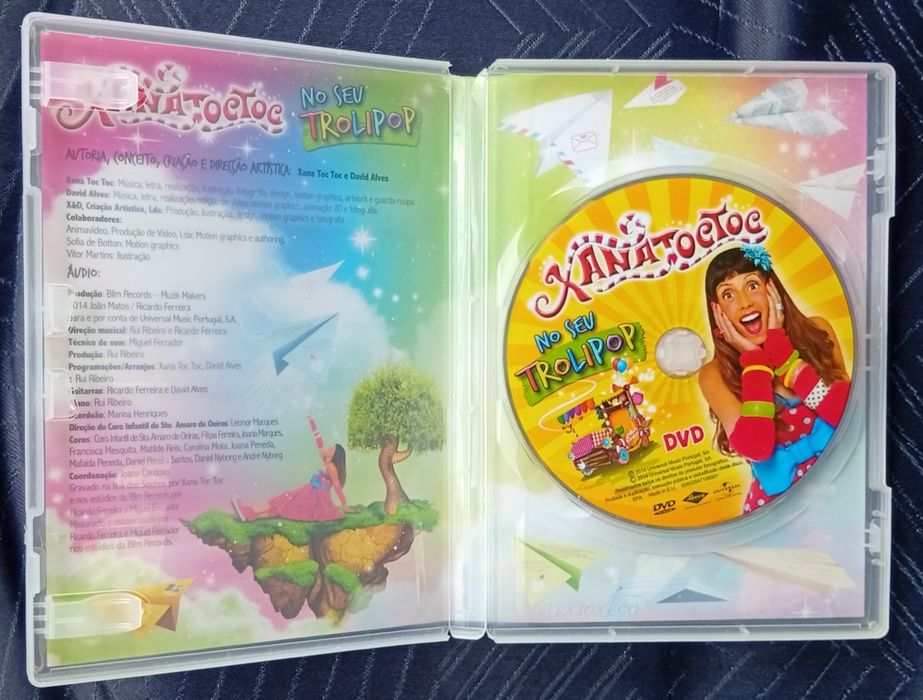 DVD da cantora de música infantil Xana Toctoc