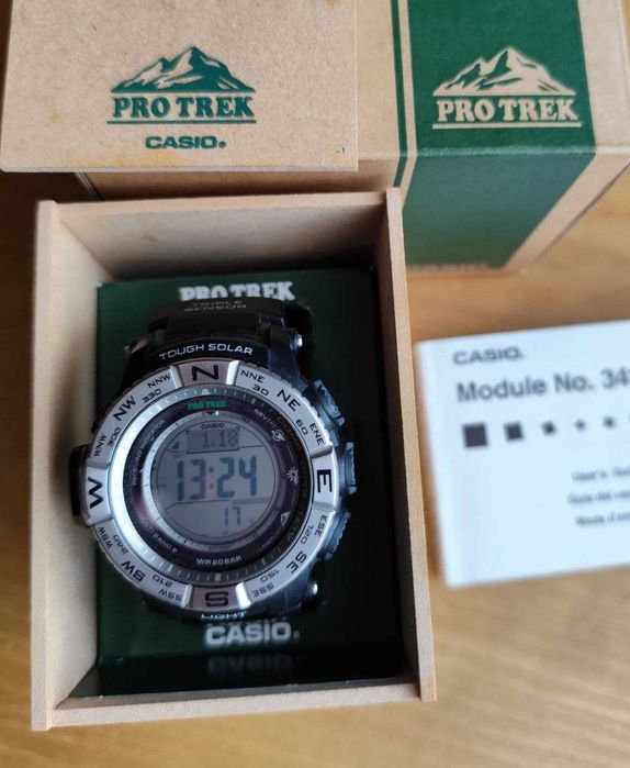 Годинник Casio ProTrek PRW-3500-1 (3414) Tough Solar + Atomic