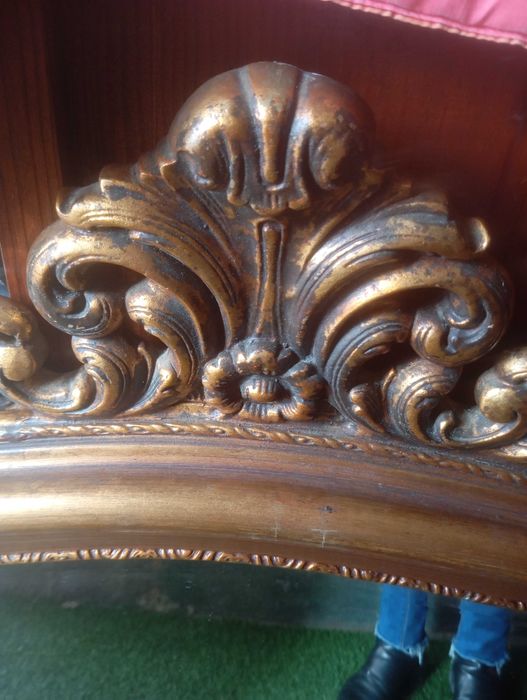 Espelho antigo talha dourada 1.10 por 90