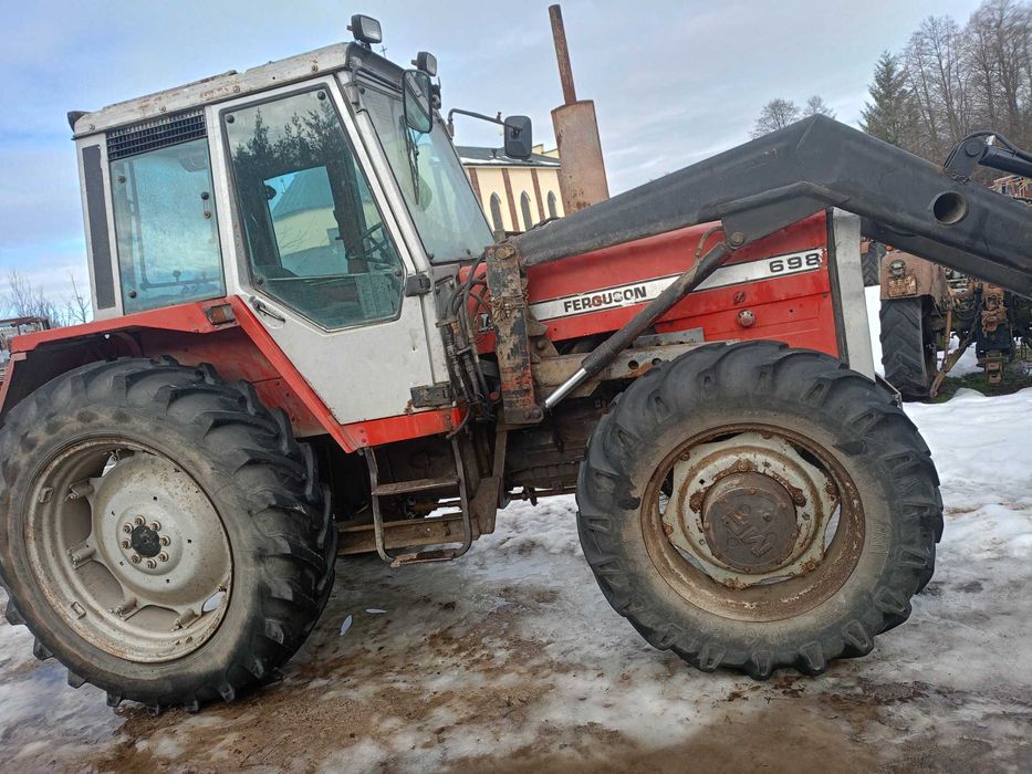 massey ferguson 698 zarejstrowany z ładowaczem tur łycha widłyl 4x4