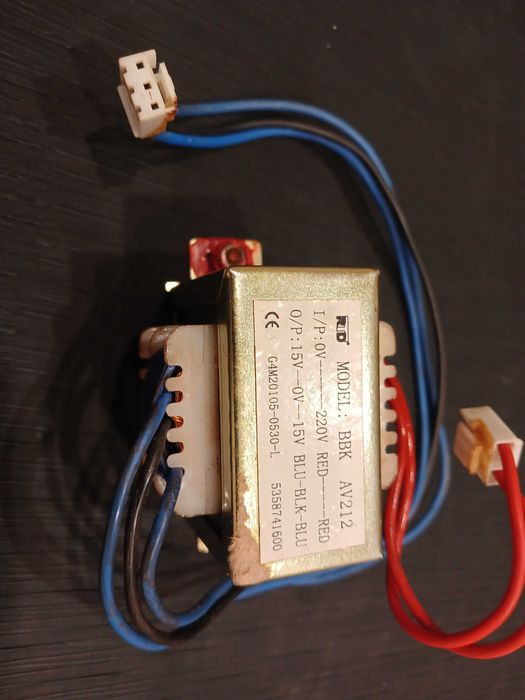 Трансформатор 2х15В 60Вт