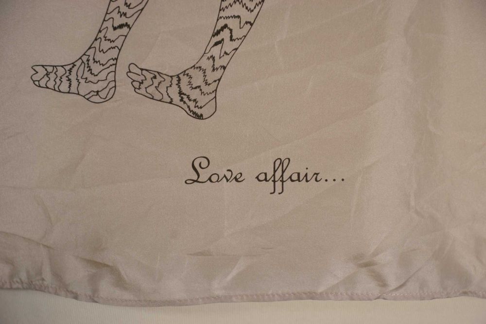 TUSNELDA Bloch Jedwabna Wiązana Bluzka Damska 36 Oryginalna Super Stan