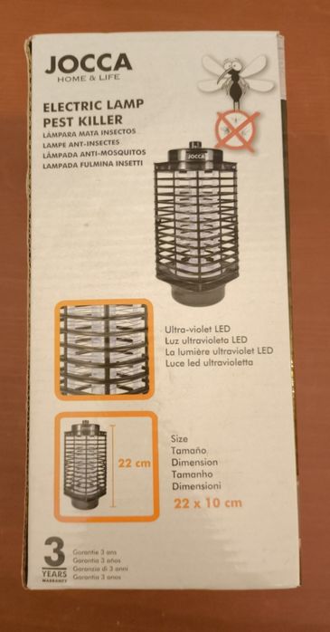 Lâmpada mata insectos anti mosquitos LED