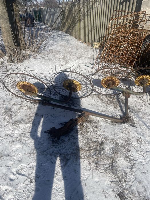 Гребка для сіна до мотоблока або мінітрактора