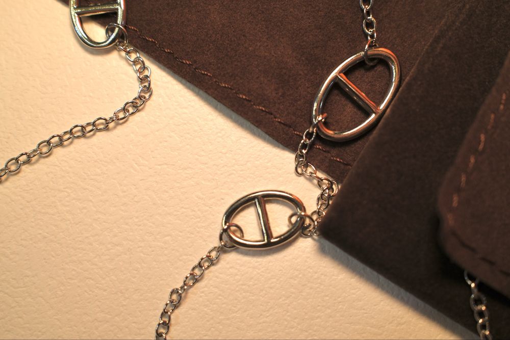 Ланцюжок для шиї у стилі Hermes Farandole 120 см.Намисто колье цепочка