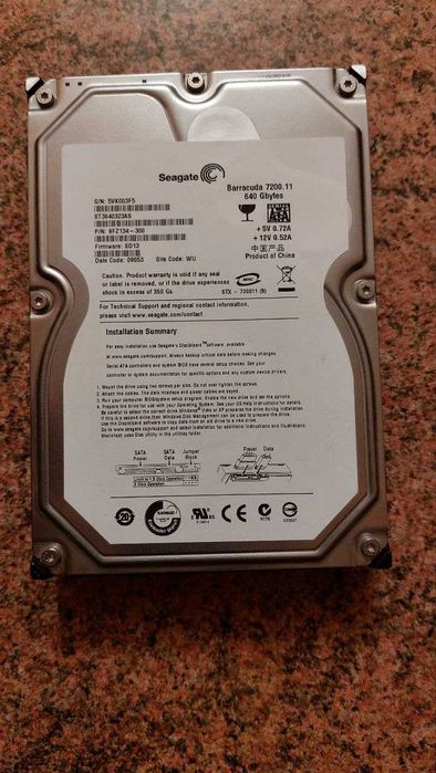 Продам Жесткий диск 640 gb (читать описание)