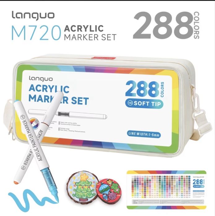 Languo акрилові маркери 288
