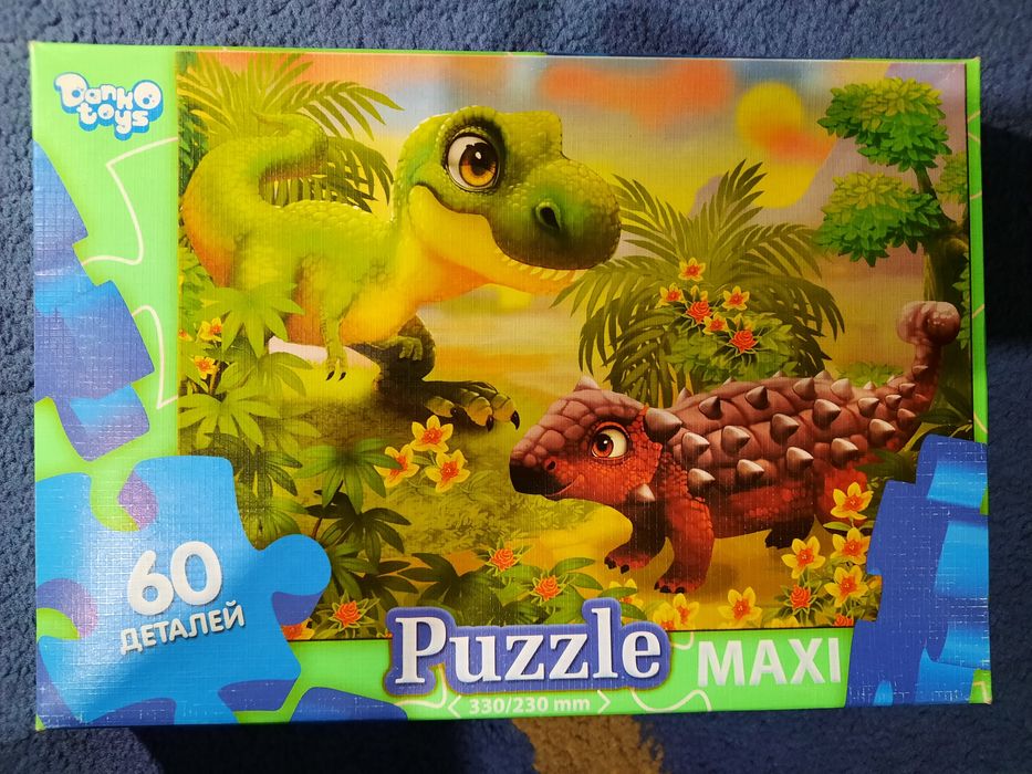 Пазл, гра Динозаври, Granna, пазл Danko toys