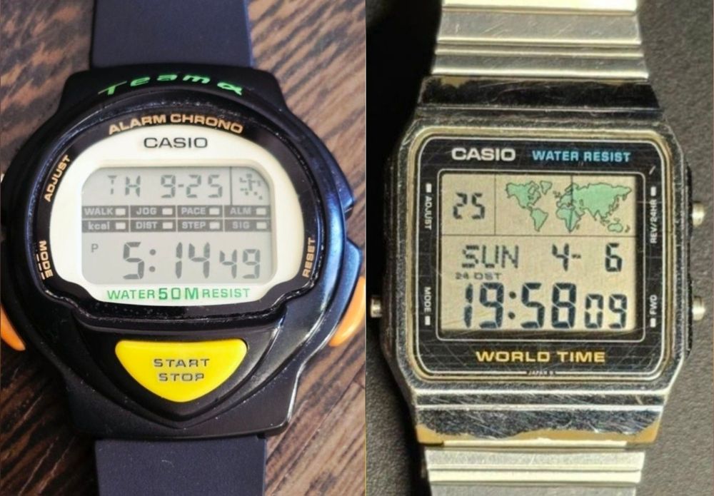 Коллекционные часы 1992 года Casio TM 12 Japan годинник касіо ретро Casio A300 Japan касио