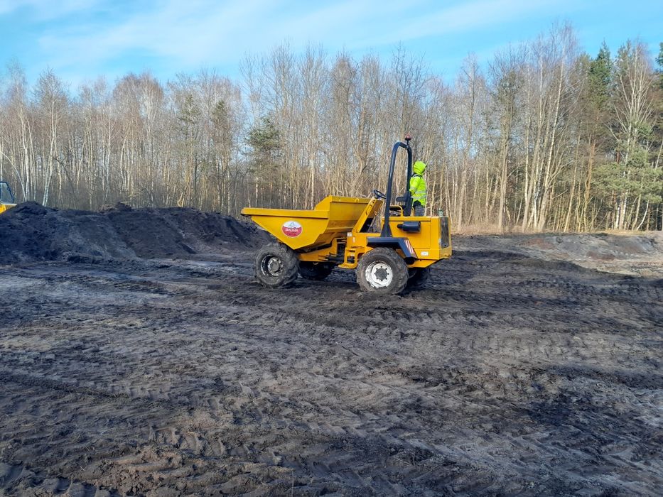 Usługi koparką, spycharką,walcem, wozidłem budowlanym