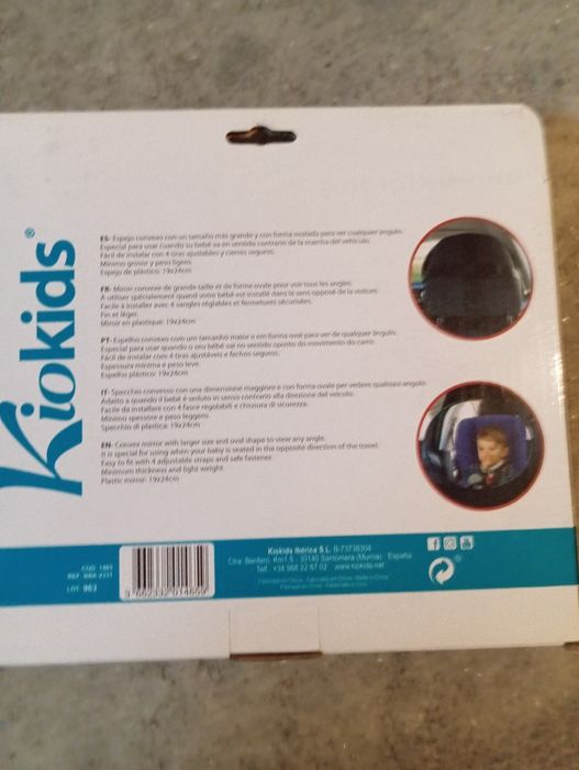 Espelho retrovisor criança