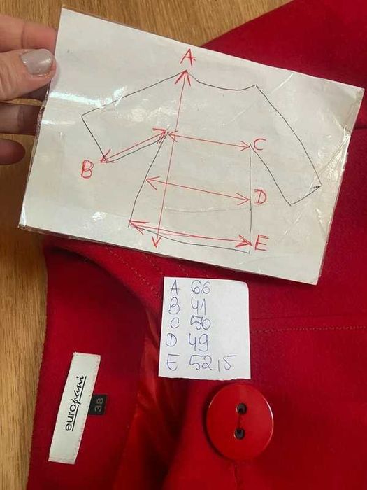 Neon roz plaszczyk krotki fuksja s m welna wool 36 38 wiosna