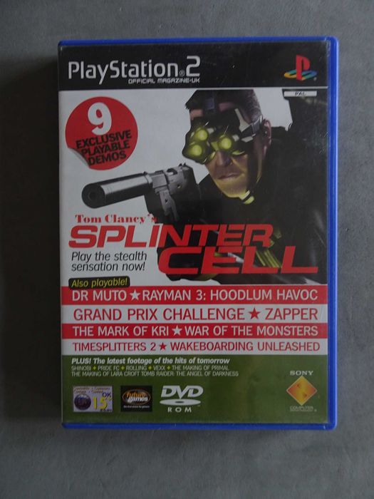 Jogo Playstation 2 PS2 Tom Claney's Splinter Cell demos