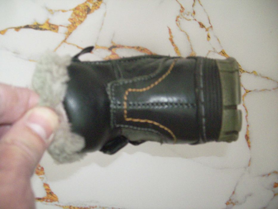 Зимние теплые детские кожаные сапожки на мальчика tole (р.22-23)