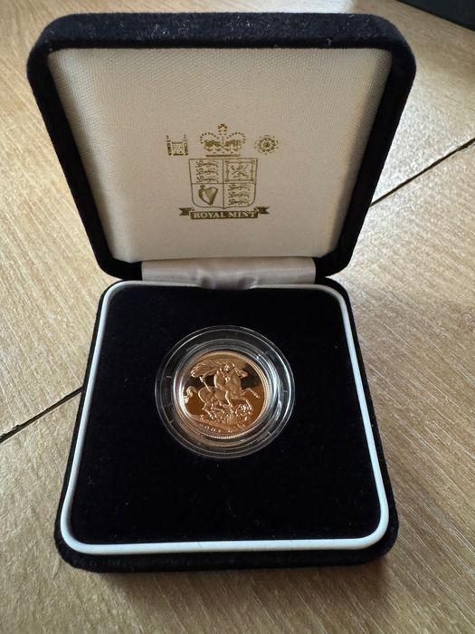 Moedas de ouro libra certificadas