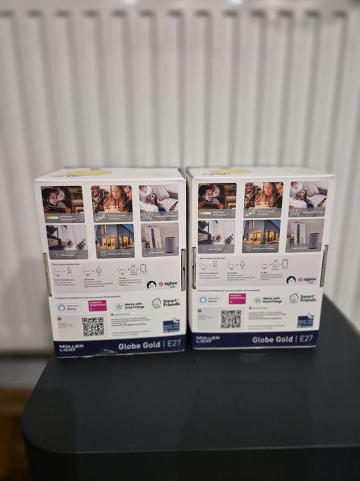 Inteligentne złote żarówki retro