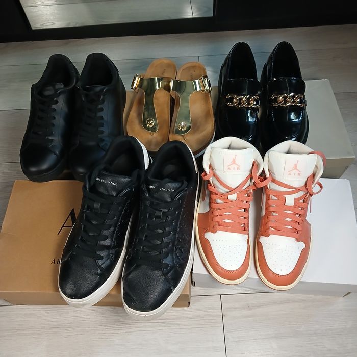 Box Buty Zwroty Konsumenckie Mix ABC 5 par Nike Jordan Armani