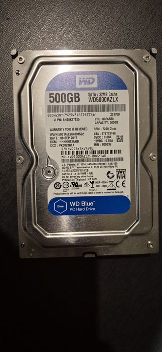 Dysk Twardy HDD 500Gb WD 3,5''