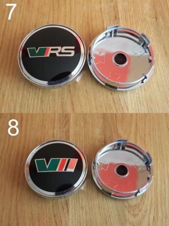 Колпачки заглушки в диски Skoda VRS V2 ковпачки Шкода